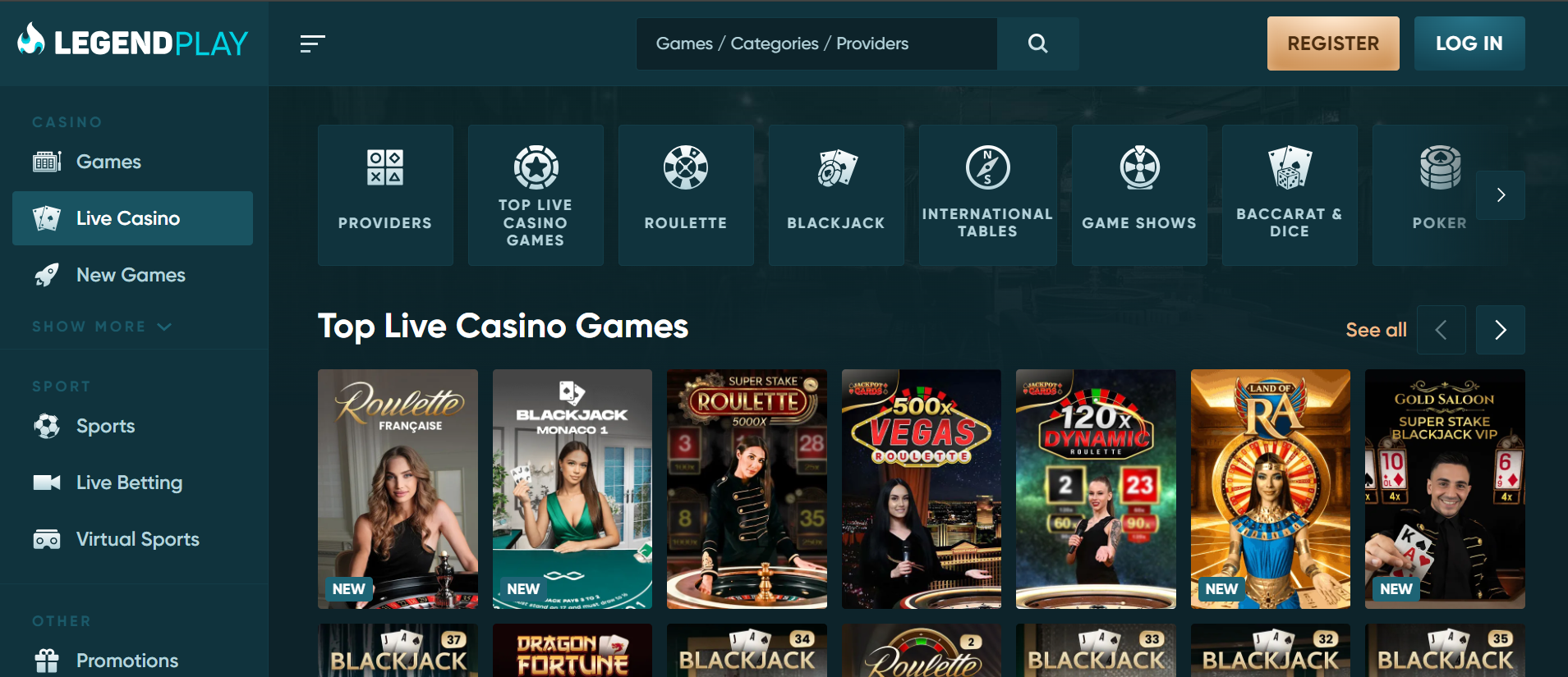 Legendplay betting site